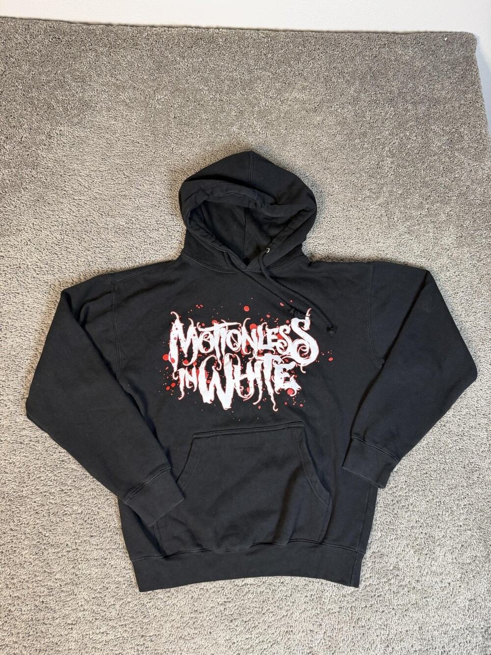 Motionless In White Hoodie Mens M Black You're Mine Fleece Graphic Metalcore